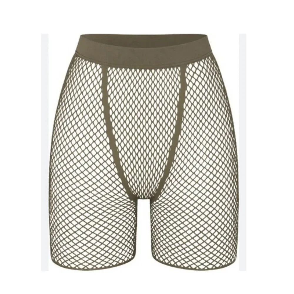 Skims Fits Everybody Army Warp Knit Short Style AP-SHO-2064 Size XXS.S